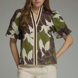 Olive Grove Blooms Top