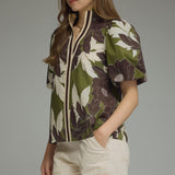 Olive Grove Blooms Top