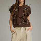 Wild About You Leopard Sweater Top