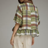 Fall in Line Plaid Top