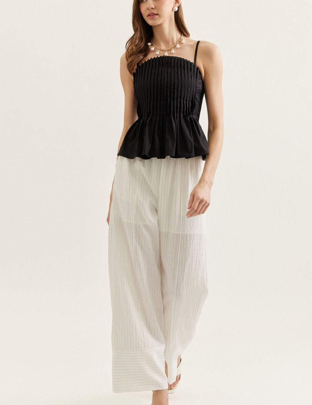 The Château Peplum Top