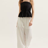 The Château Peplum Top