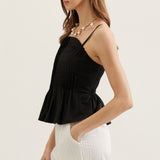 The Château Peplum Top