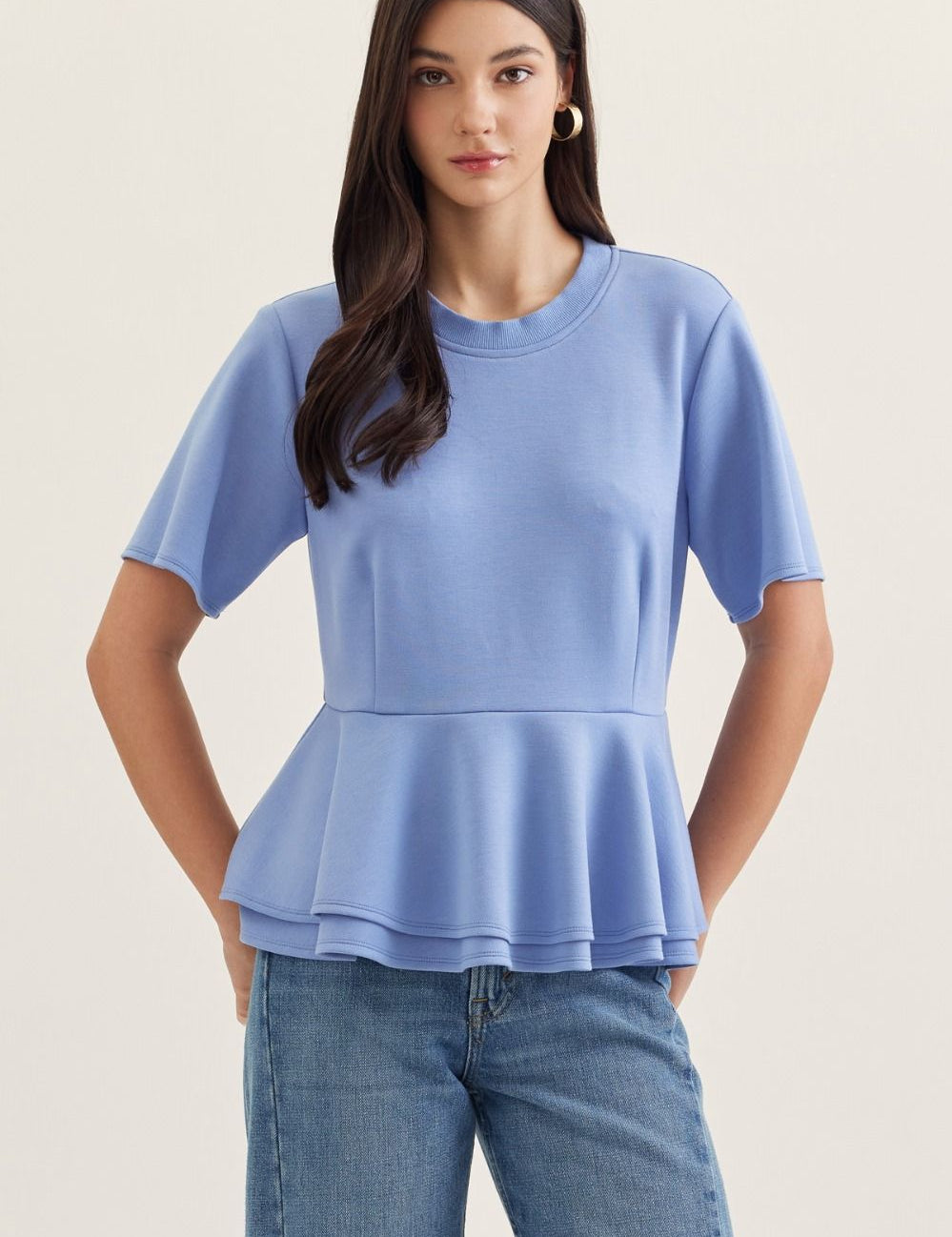 Flirty Flair Peplum Top