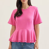 Flirty Flair Peplum Top