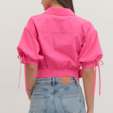Pink Wrap Top