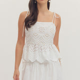 White Sands Eyelet Tank