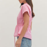 Cinched & Chic Peplum Top