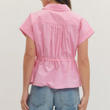 Cinched & Chic Peplum Top