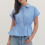 Cinched & Chic Peplum Top