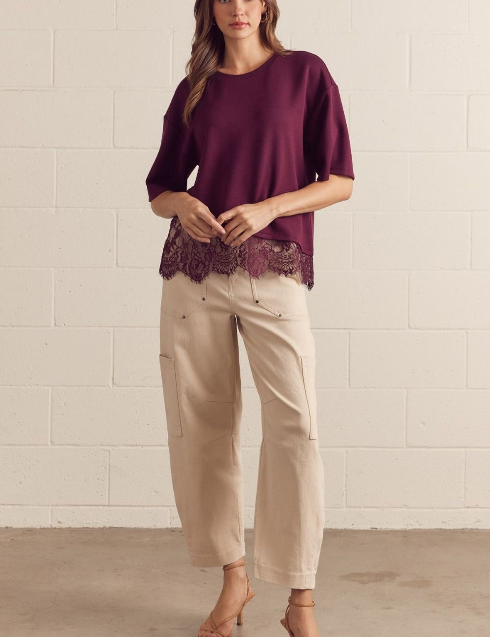 The Poet's Lace Top