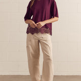 The Poet's Lace Top