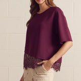 The Poet's Lace Top