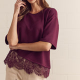 The Poet's Lace Top