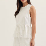 Refined Touch Lace Tank
