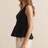 The Monaco Peplum Top