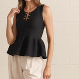 The Monaco Peplum Top