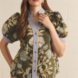 Whispering Willow Top | Olive