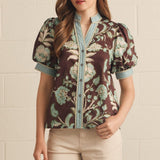 Whispering Willow Top | Chocolate