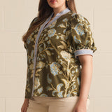 Whispering Willow Top | Olive
