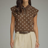 The Dot To Dot Sweater Top