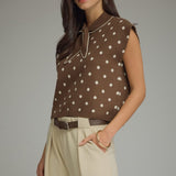 The Dot To Dot Sweater Top