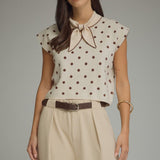 The Dot To Dot Sweater Top