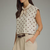 The Dot To Dot Sweater Top