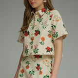Fresh Picked Gold Button Top