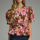 The Autumn Blooms Bow Top