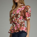 The Autumn Blooms Bow Top