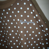 Trust the Process Polka Dot Embroidery Sweatshirt
