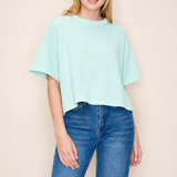 Misty Morning Cloud Knit Tee