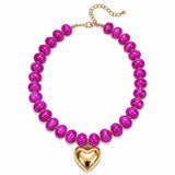Beaded Heart Necklace