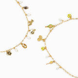 Gameday Touchdown Football Multi Charm Necklace
