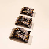 Flat Rectangle Hair Clip | Small | Tortoise