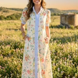 Cream Blossom Dress
