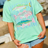 Colorful Fish Graphic Tee