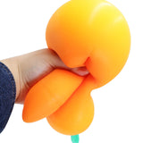JUMBO Carrot Fluffy Slime Filled Squishy - 12.5 Inch