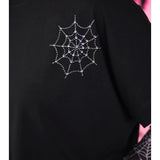 Caught in a Web Rhinestone Tee