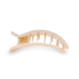 Round Flat Hair Clip | Small | Almond Beige