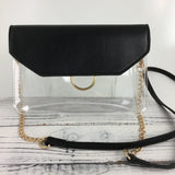 Clear Purse with Color Trim