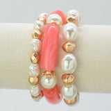 Pearl 3 Piece Bracelet Stack