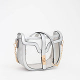 Jade Clear Gameday Saddle Crossbody Bag