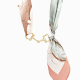 Horse Bit Silk Scarf Chocker Necklace