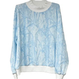 Iced Out Camo Blue Mockneck