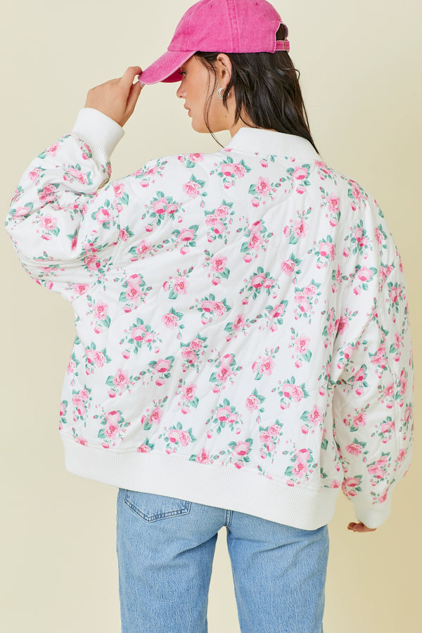 Floral Daydream Quilted Jacket