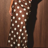 The Cocoa Darling Satin Skirt