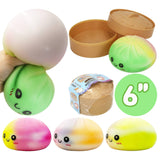 PICKUP ONLY NO SHIPPING JUMBO Colorful Ombre Dumpling Slime Filled Squishy - 6 Inch | PICKUP ONLY NO SHIPPING