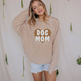 Dog Mom Corded Sweatshirt